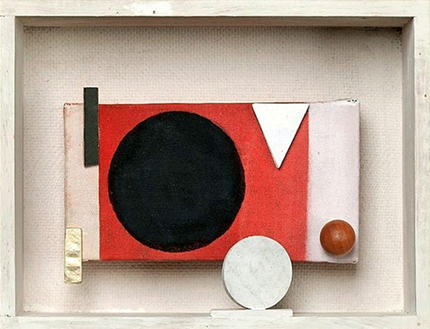 Gianni Baretta, 'Stanza 296', 2018, tecnica mista su scatola in legno, 17x23x3 cm., foto di R. Goffi  aut./CSA