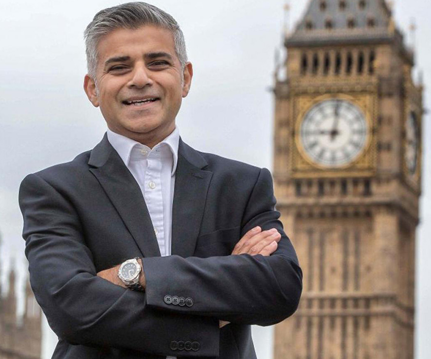 Sadiq Kahn, il nuovo sindaco laburista di Londra, dal 2016, foto © aut./Eunews