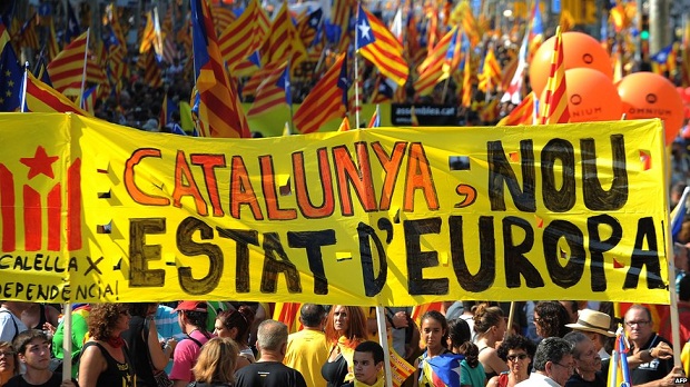 manifestazione catalana (lindipendenza.com)